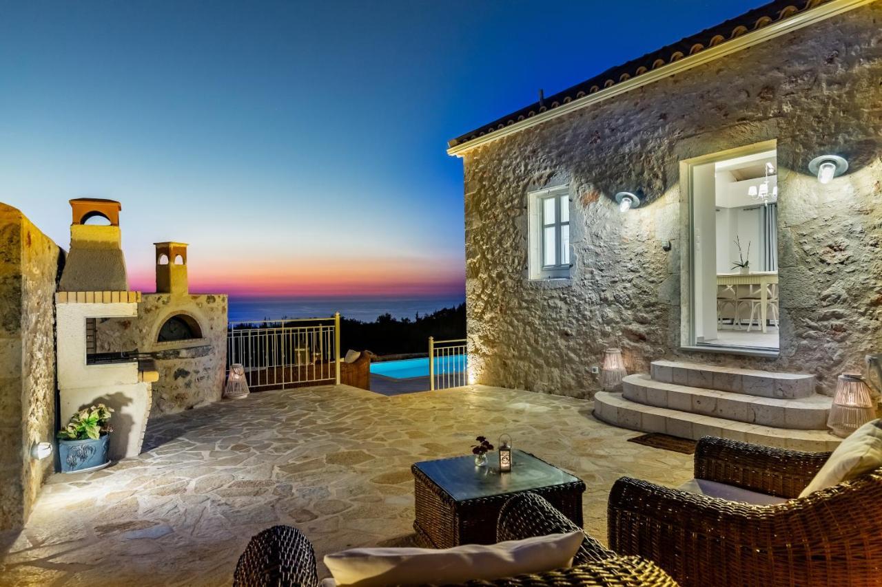 Fiscardo Luxury Stone Villa Alex ,With Sunset View! Fiskardo Exterior photo